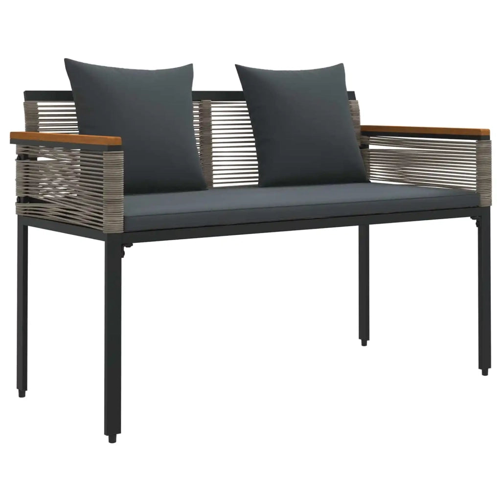Set di Mobili da Esterno 4 pcs Grigio e Grigio Scuro