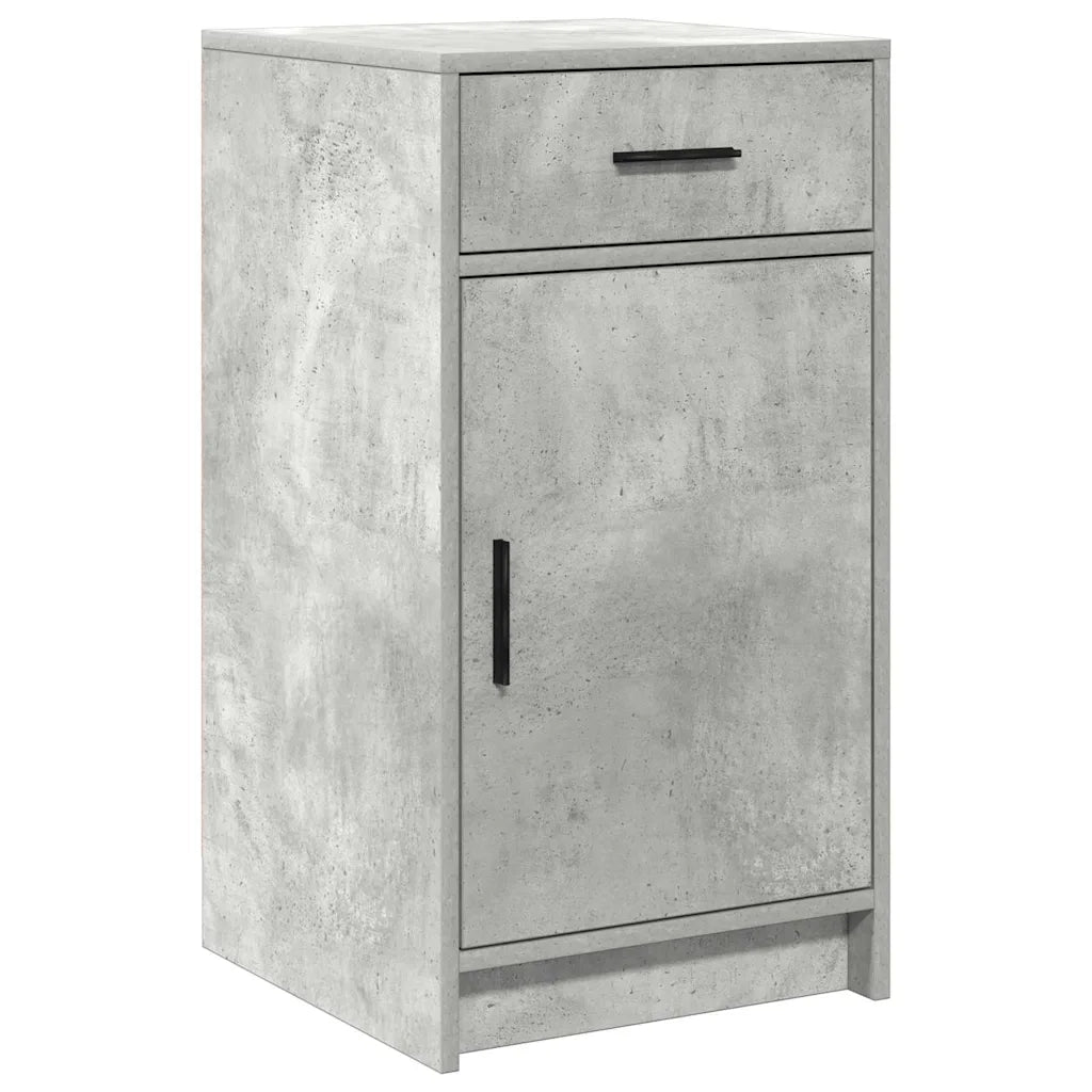 Credenza-Buffet-Armadio da cucina Grigio cemento 40 x 40.5 x 75 cm Legno multistrato