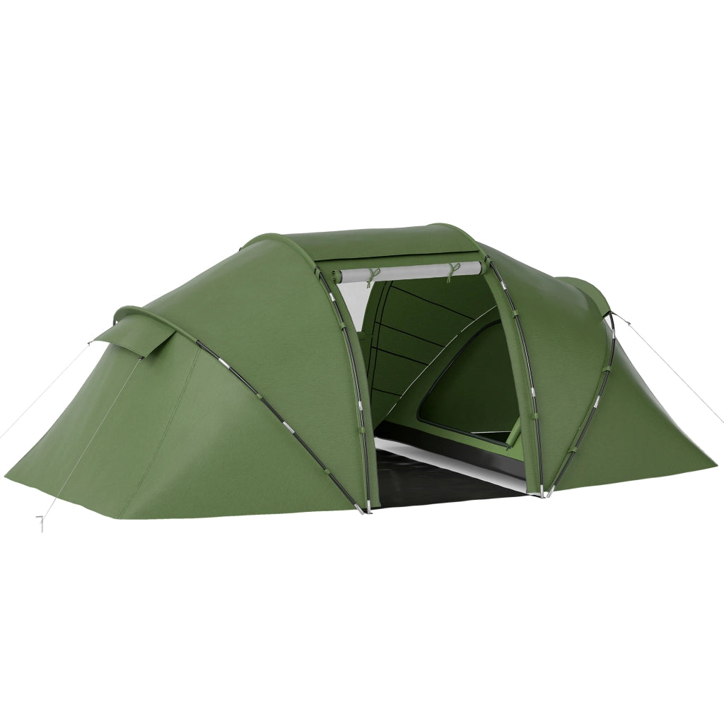 Tenda da campeggio tunnel 4-6 persone ¨C zephmum ¨C Verde impermeabile 2000mm