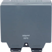 Contatto di commutazione resistente all'acqua IP66 13A 250V 2 velocità grigio - LWP3020