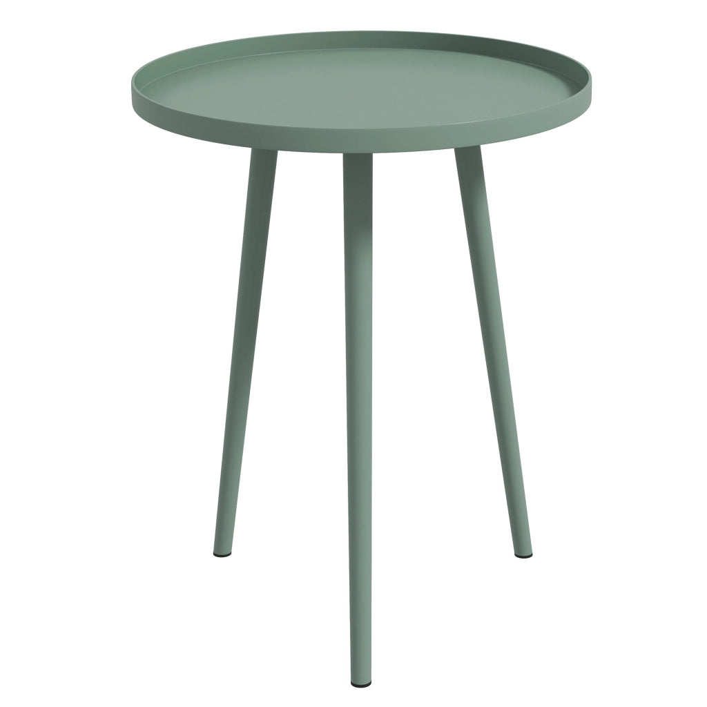 Tavolino da Caff¨¨ per Esterni ¨C MINIMAL ¨C Verde, Acciaio, ?40x50H cm, Rotondo