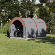Tenda porta biciclette Grigio e arancione 256 x 222 x 182 cm 42000998