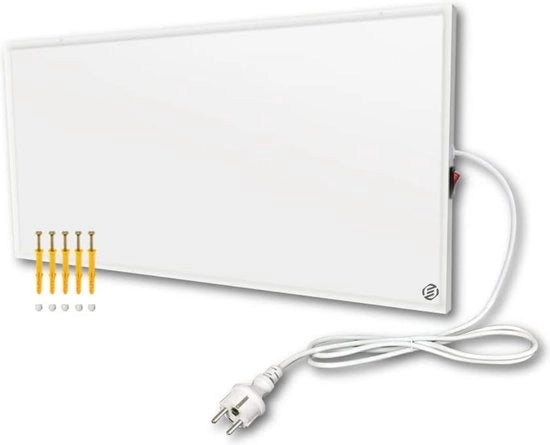 Wandkachel elettrica a riscaldamento - Ventilatore di riscaldamento - Kachel ceramica - Riscaldatore con ventilatore - Versione premium