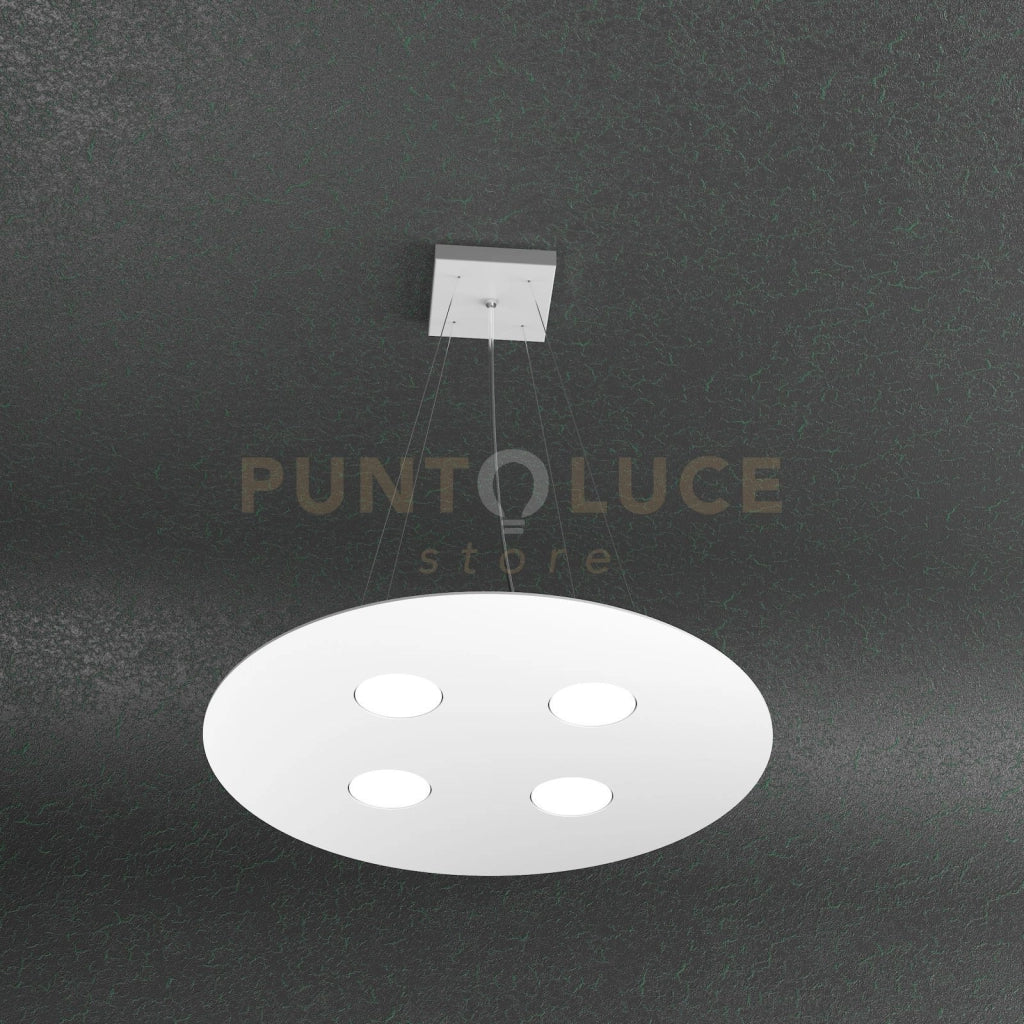CLOUD SOSPENSIONE 4 LUCI TONDA BIANCO 1128-S4 T-BI