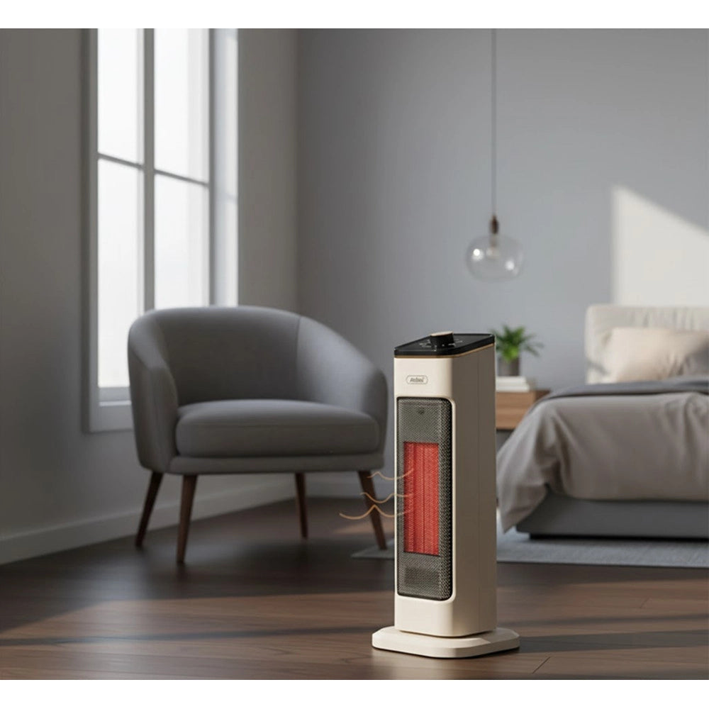Trade Shop - Stufa Riscaldatore Elettrico Portatile Per Interni Oscillante A Torre 2400w Q-nf2400 -