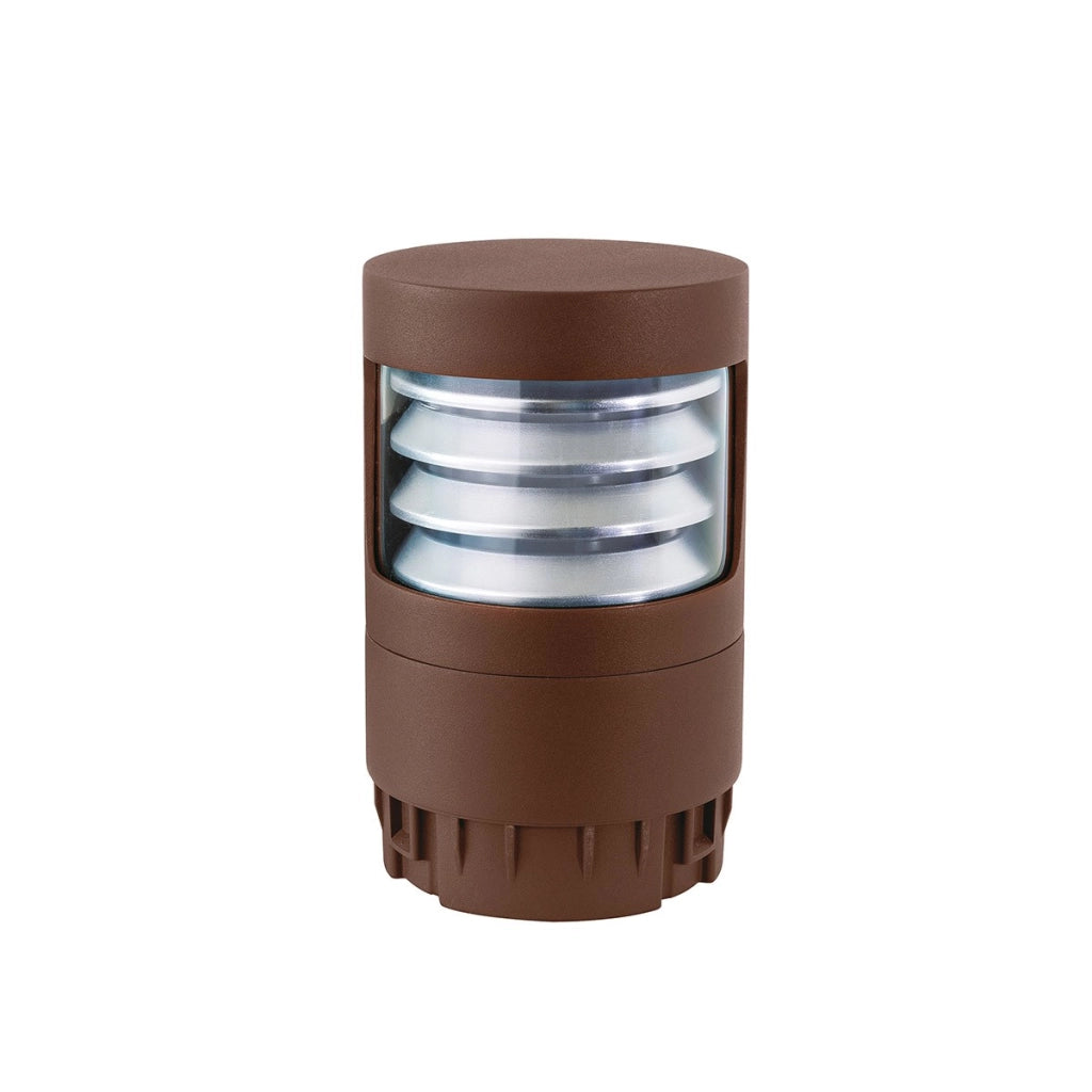 Paletto LED Direzionale GES2371 180° CCT 3000K/4000K/5000K IP65 Alluminio Marrone Trattamento C4 - Gealuce