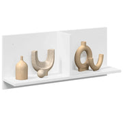 vidaXL Mobile a Parete 70x16,5x30 cm Bianco in Legno Multistrato