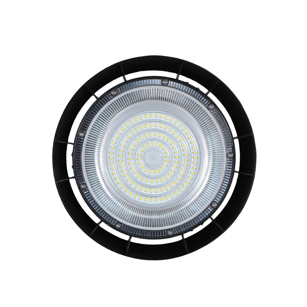 Campana LED Industriale High Bay UFO 100W IP65 9000 Lumen 4000K Luce naturale – Proiettore LED per Capannoni e Magazzini