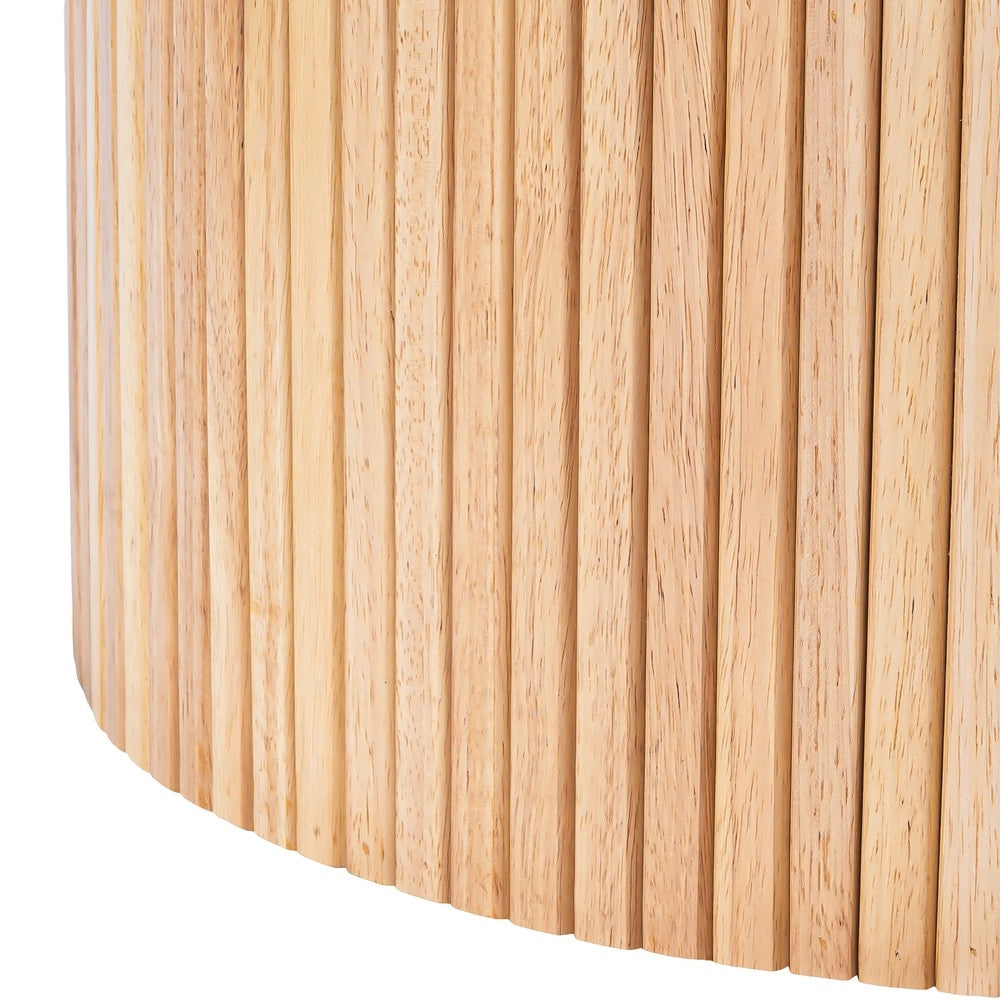Tavolino Rotondo da Salotto in Legno Massello ¨C MINIMAL ¨C Naturale