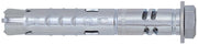 50pz tassello fm-mp3 con distanziatore  mm. 12x75 vite m8x80 cod:ferx.vit28148