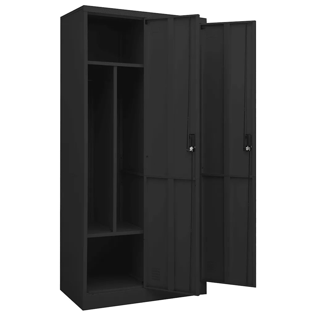 Armadio Antracite 80x50x180 cm in Acciaio CFW3396076