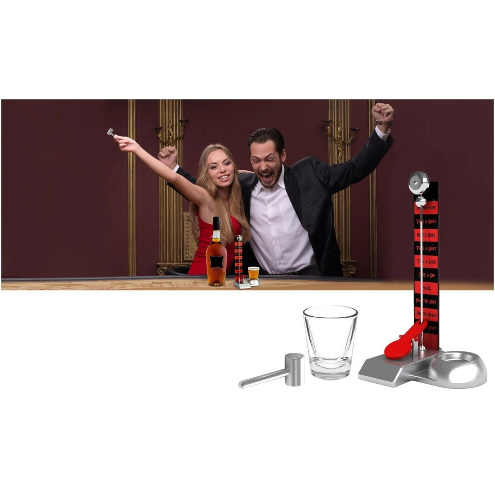 Trade Shop - Hammer Shot Gioco Alcolico Torre Gong Martello Bicchiere Liquore Per Adulti -