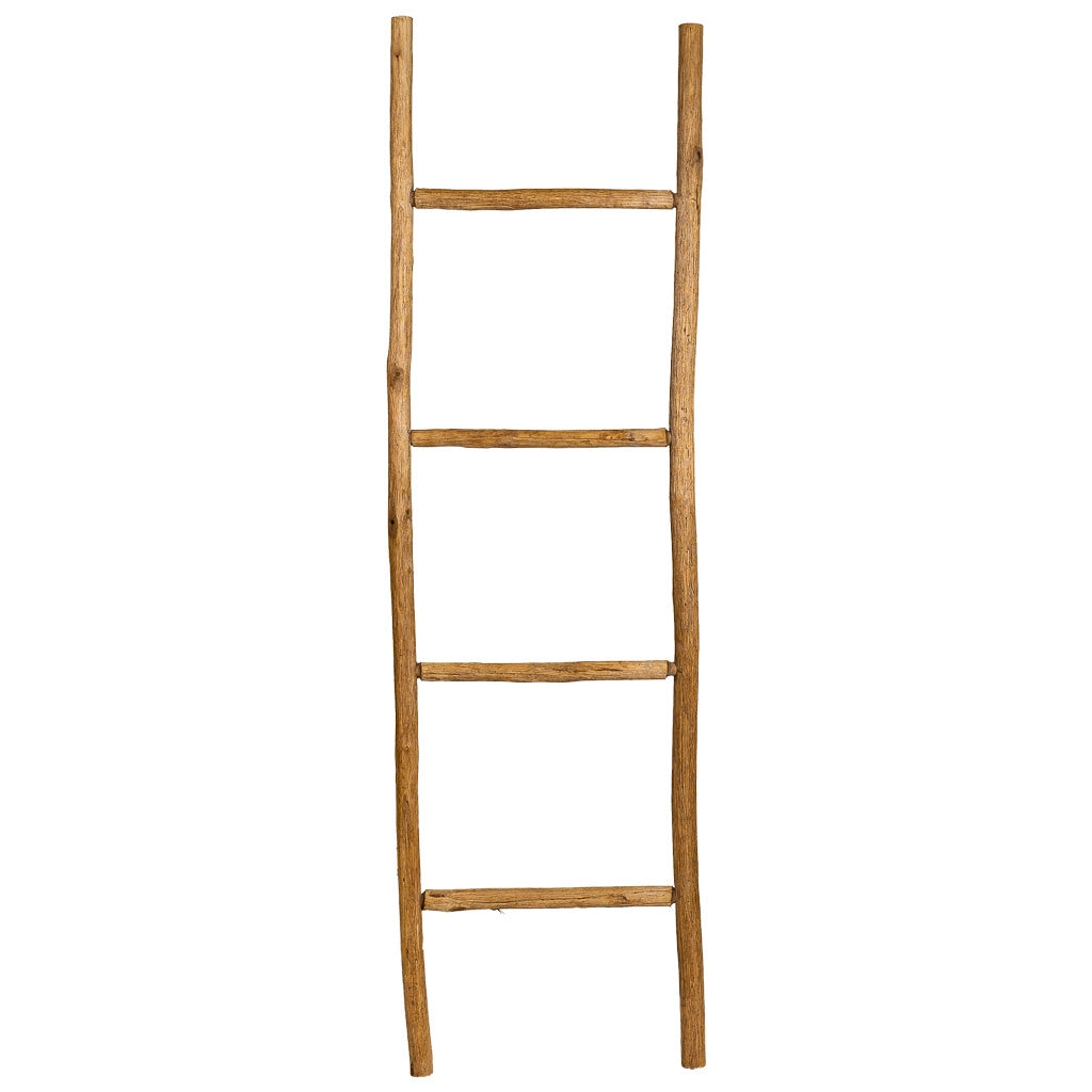 Scala a scaffale in legno marrone 44x3x150h
