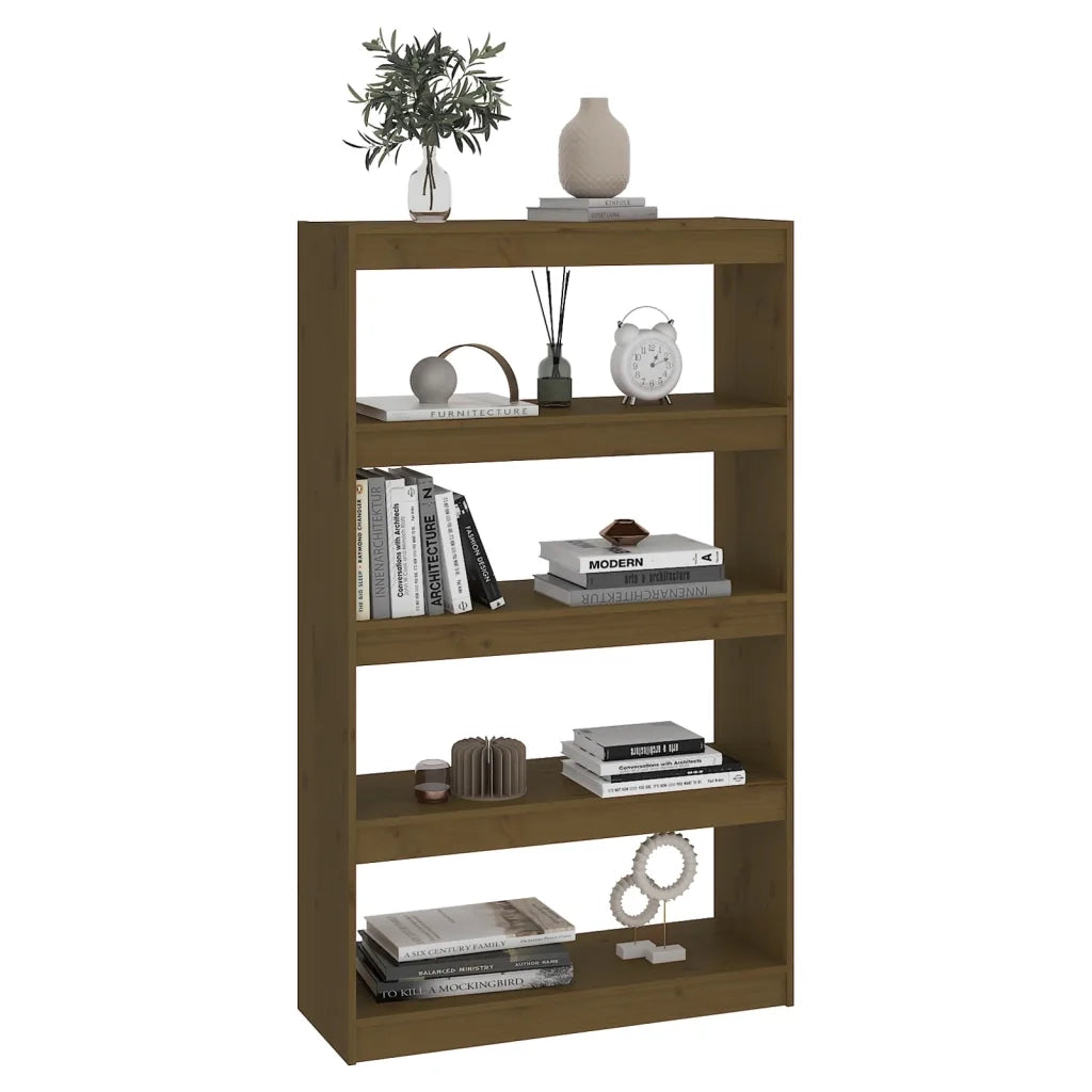 Libreria/Divisorio Ambra 80x30x135,5 cm Legno Massello di Pino 808196