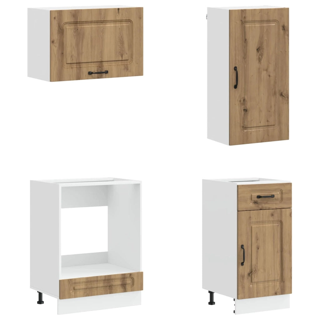 Unità Cucina KALMAR 8 pz Rovere Artigianale 3438192