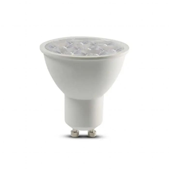Spotlight LED Samsung Chip - GU10 6W ondulamento in plastica 10 Â° D 3000K