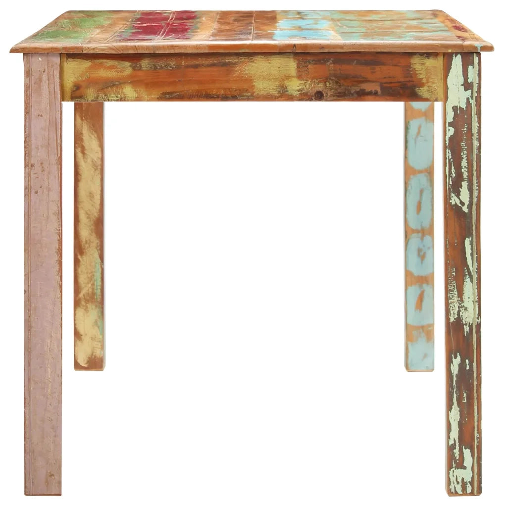 Tavolo da Pranzo in Legno Massello di Recupero 160x80x76 cm 285931