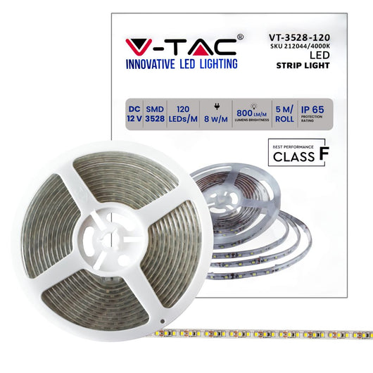 Strip LED SMD3528 - 120 LED 4000K IP65