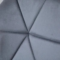 Set 2 Sgabelli da Bar con Altezza Regolabile Base in Metallo Seduta in Velluto, Sgabelli Cucina Alti Girevole con Schienale e Poggiapiedi, 51.5x57.5x93-114.5cm, Grigio