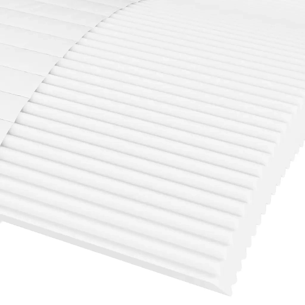 Materasso in Schiuma Bianco 140x220 cm Durezza H2 H3 4016642