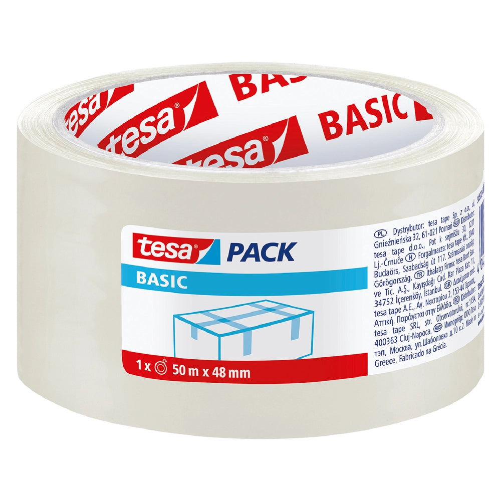 NASTRO PER IMBALLAGGIO 'BASIC PP' 58573 mm 48 x mt. 50 avana- 36 pezzi  - TESA