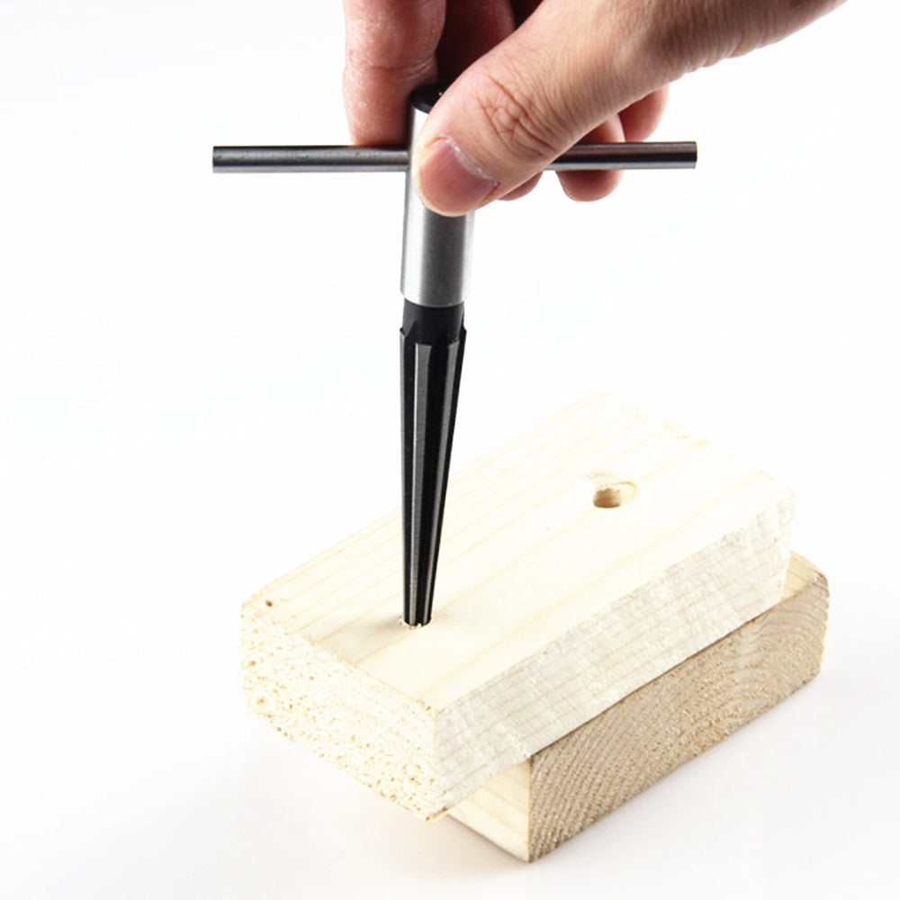 Reamer Conico 5-16mm – Alta Precisione e Durata | Acciaio al Carbonio Indurito | Per Metallo, Legno, Plastica