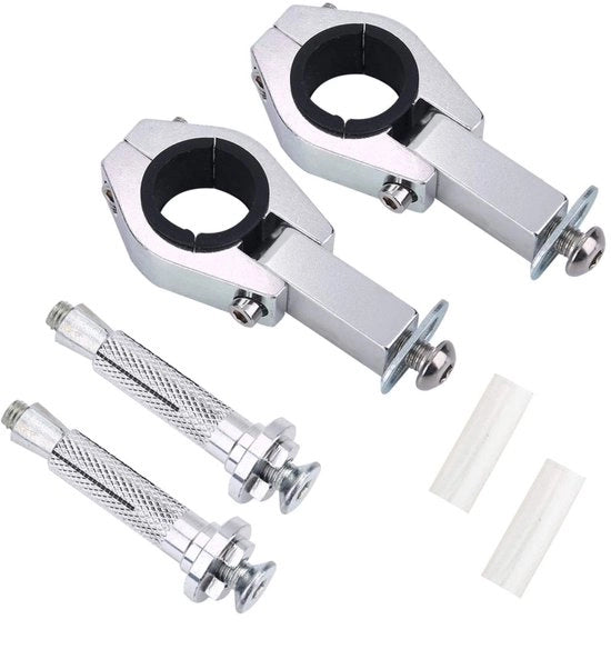 Kit di montaggio per protezione manubrio - Set di fissaggio per manubrio - 28 mm manubrio - 250 g peso - Protezione manubrio motocross