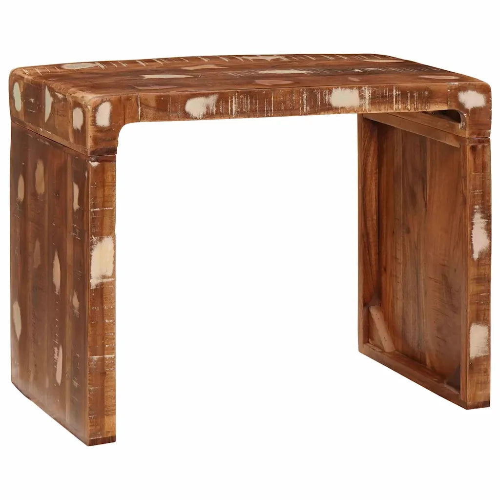 Tavolino Marrone 60 x 35 x 46 cm Legno Recuperato Massello 4104576