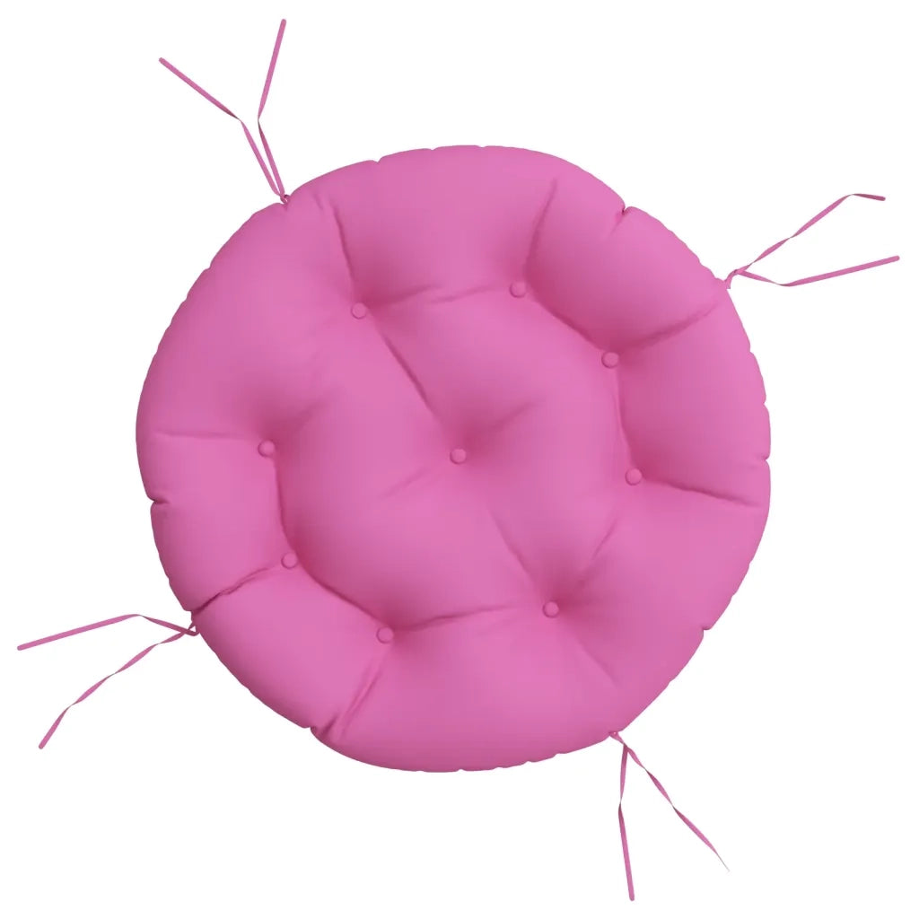 Cuscino Rotondo Rosa Ø 60x11 cm in Tessuto Oxford 361960