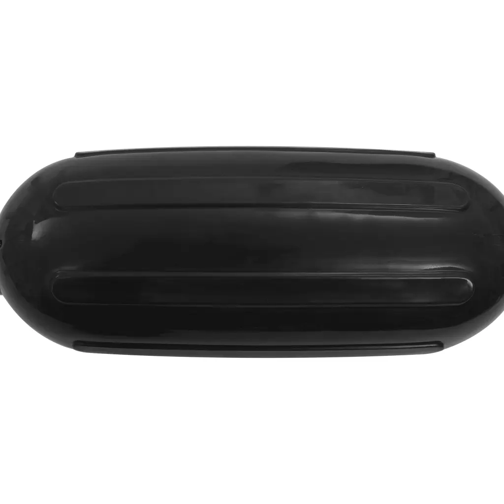 Paraurti per Gommone 4 pz Neri 58,5x16,5 cm in PVC 92382