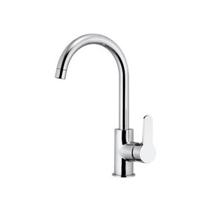 Rubinetto monocomando monoforo 90 gradi con canna alta a u - serie winner