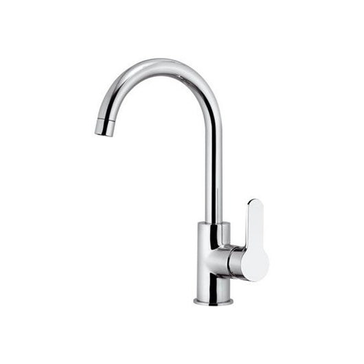 Rubinetto monocomando monoforo 90 gradi con canna alta a u - serie winner