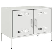 Mobile TV | Armadietto TV | Mobile Porta TV Bianco 68x39x50,5 cm in Acciaio