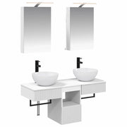 Set di Armadi da Bagno 5 pcs Bianco 40 x 10,5 x 60,5 cm 3406271