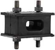 Filtro d'uscita in gomma - Dumper d'uscita - Adatto per Toyota Landcruiser BJ40/BJ42/BJ60/BJ70 - Nero - Resistente allo shock - 4X4 - Dumper d'uscita