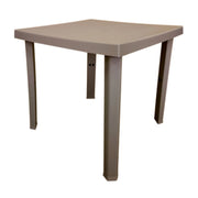 TAVOLO RESINA FIGARO 80X80XH72 CM TORTORA  1 PZ