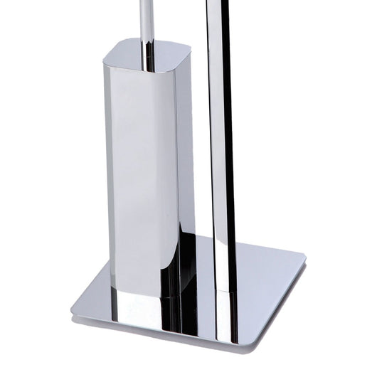 Piantana wc in metallo cromato