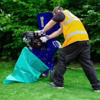 Tritatutto a benzina 7HP Trituratore da giardino Decespugliatore per uso intensivo Tritatura di legno