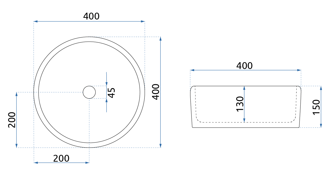 Lavabo Da Appoggio Rea Florisa
