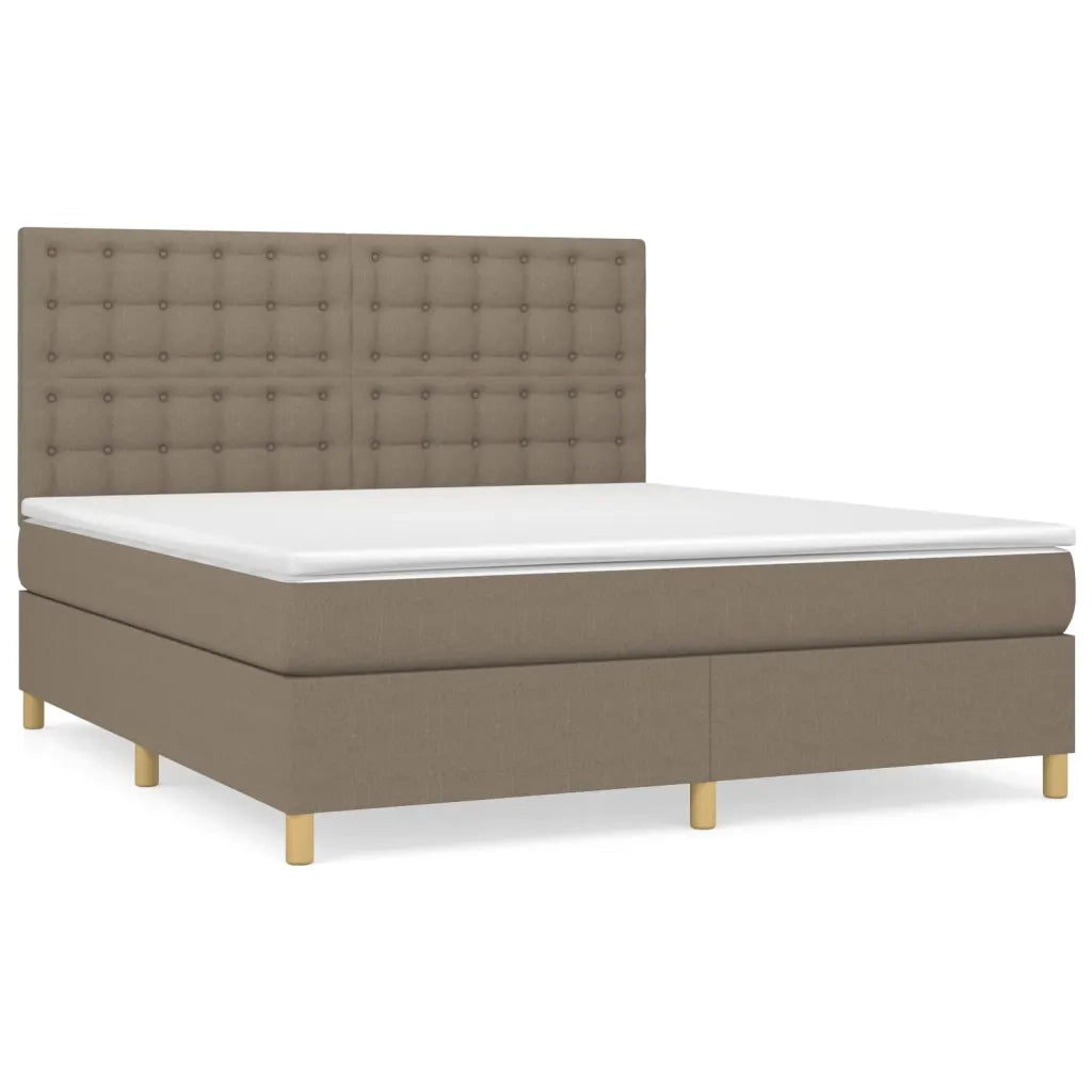 Giroletto a Molle con Materasso Tortora 160x200 cm in Tessutocod mxl 99769