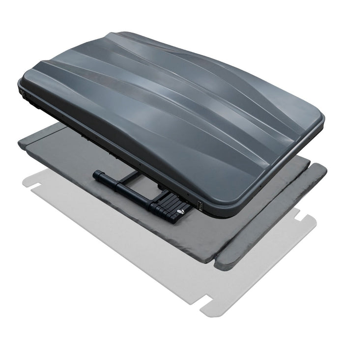 Tenda da tetto per auto – Grigio rigida Shell Pop Up cuccetta campeggio 3 persone