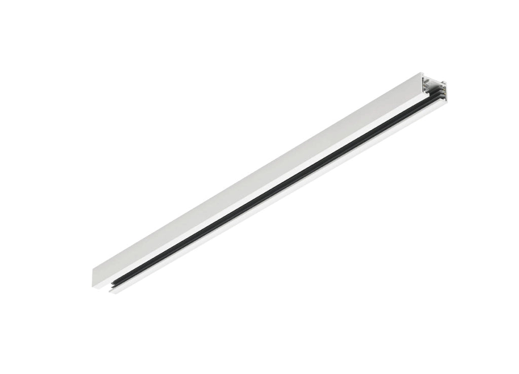 Binario da Interno a LED in Metallo Bianco Opaco