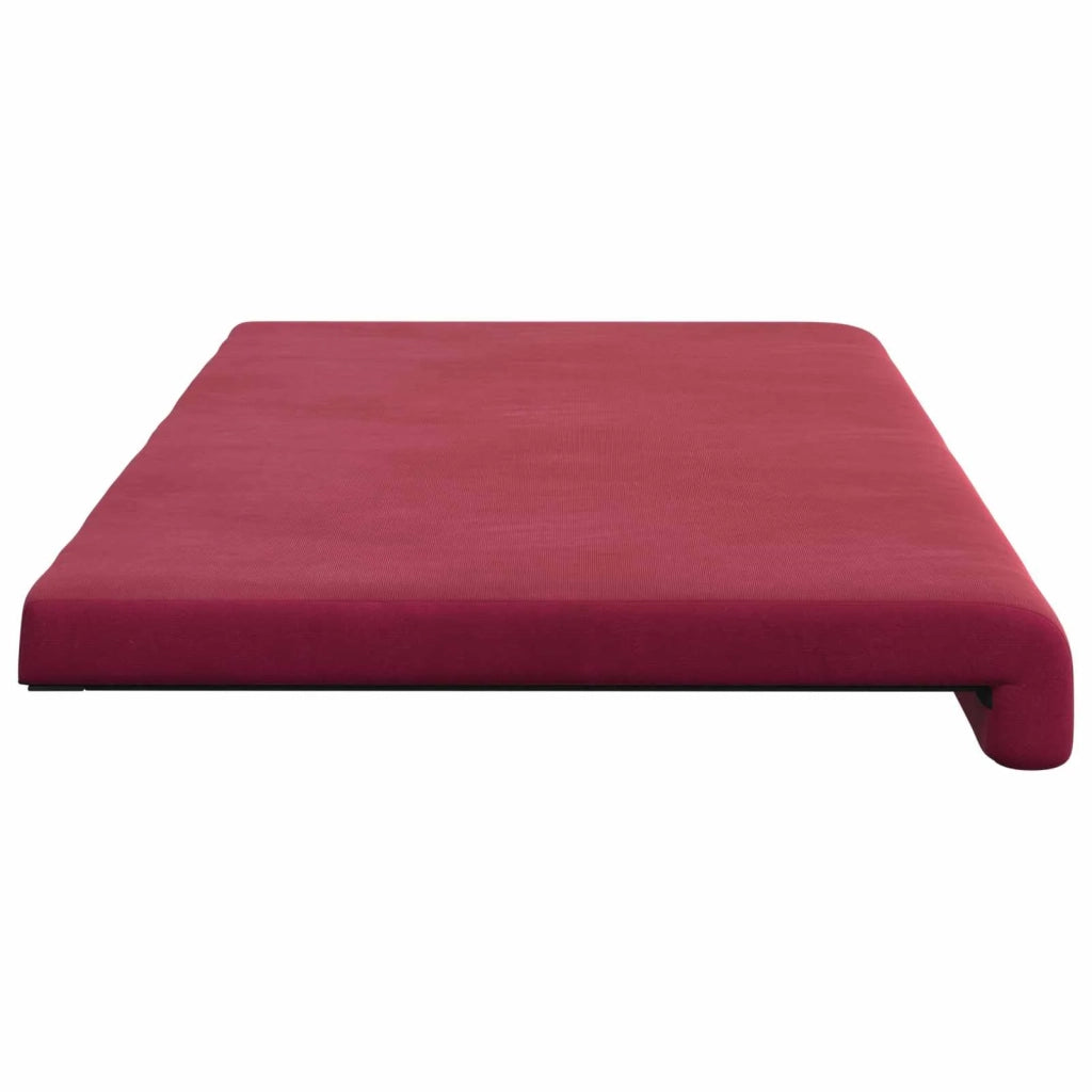 Cuscino per panchina Velluto (V) Rosso Vino Profondità 35 cm 42043334