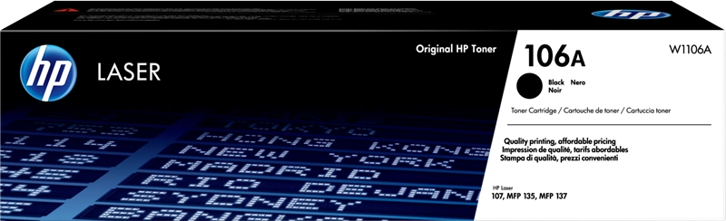 HP Cartuccia toner nero originale LaserJet 106A