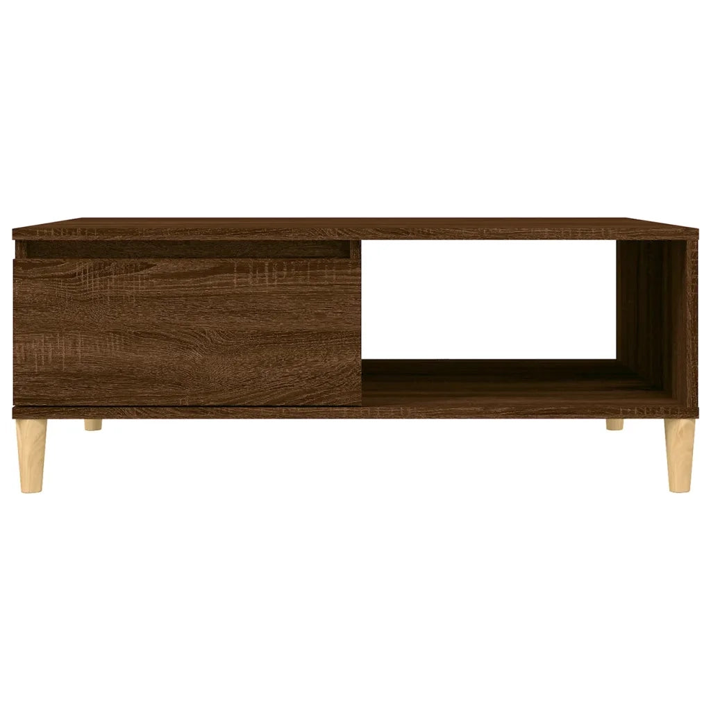 Tavolino da Salotto Rovere Marrone 90x60x35 cm in Truciolato 813172