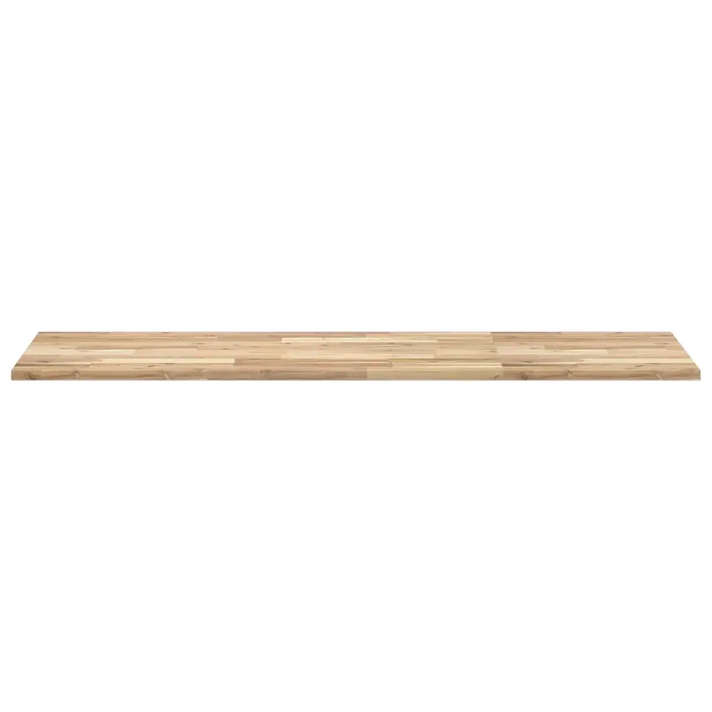 Piano Tavolo Rettangolare 140x50x2cm Legno Massello di Acacia 4008754