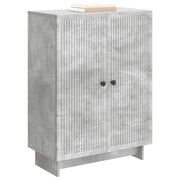 Credenza | Madia | Buffet da pranzo | Armadio da pranzo Grigio Cemento 66 x 34,5 x 90 cm Legno ingegnerizzato