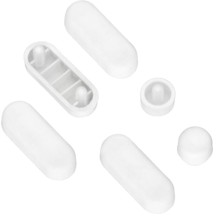 Cornat set tamponi per sedile wc in acrilico con meccanismo di c