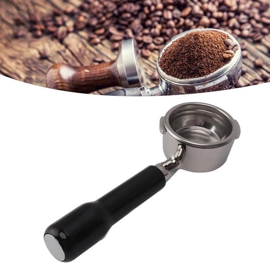 Portafilter senza fondo da 58 mm in acciaio inossidabile - portafilter nudo con filtro - filtro da caffè per espresso