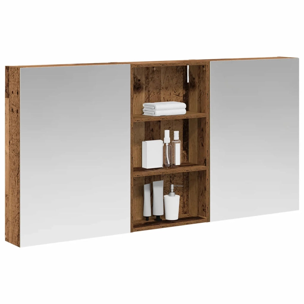 Set di Armadi da Bagno 3 pz 140 x 14,5 x 70 cm 3403782